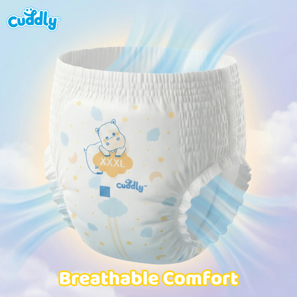 Cuddly All Day Overnight Premium Baby Pants Diaper 30's - EXTRA LARGE