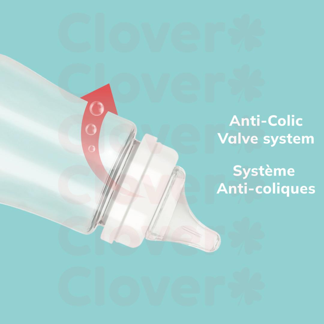 Clover Baby Anti-colic Slow Flow Nipples, 2-pack, Shaped like Mommy™