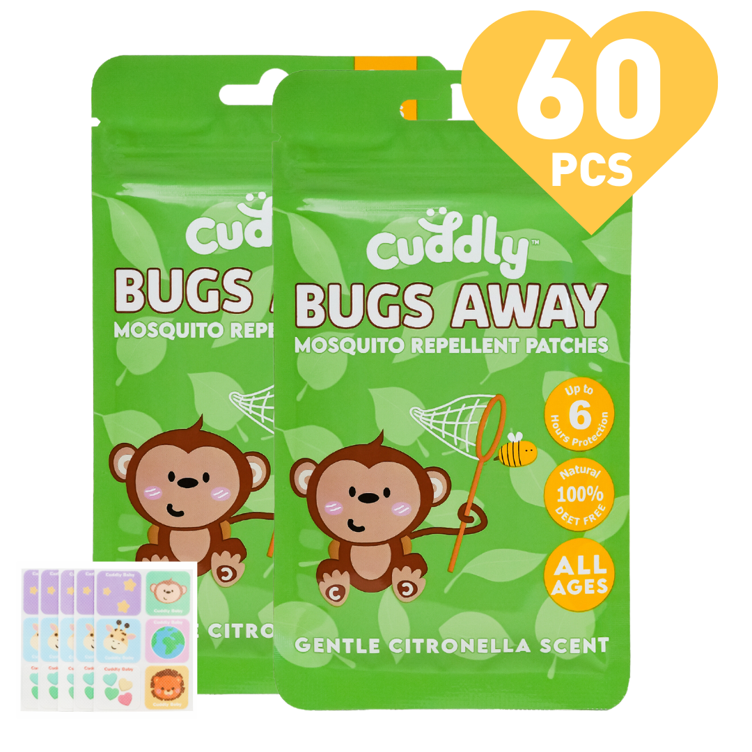 Cuddly Bugs Away Mosquito Repellent Patches (30 Patches)