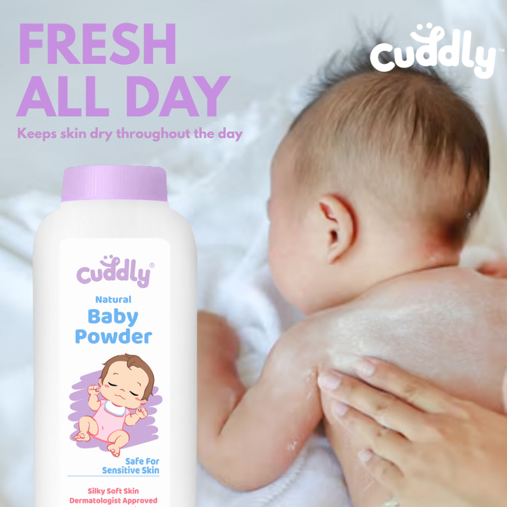 Cuddly Baby Powder for Sensitive Skin Mild & Ultra Gentle for Babies 100g