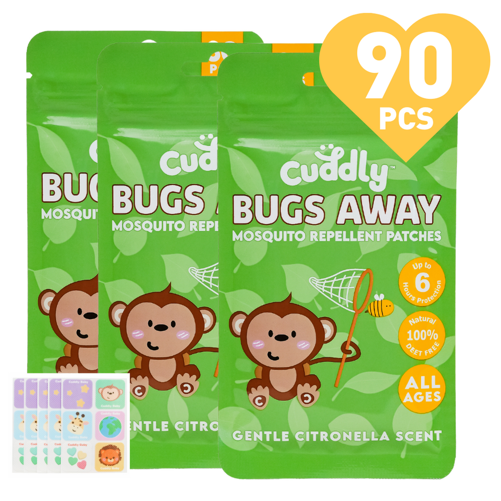 Cuddly Bugs Away Mosquito Repellent Patches (30 Patches)