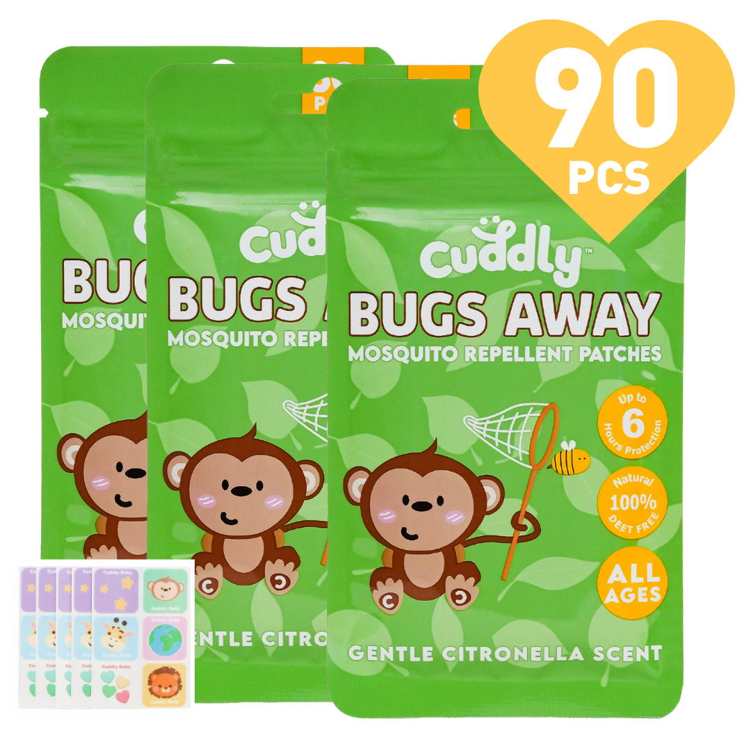 Cuddly Bugs Away Mosquito Repellent Patches (30 Patches)