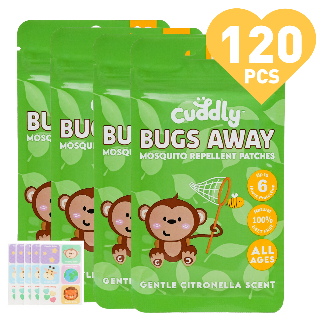 Cuddly Bugs Away Mosquito Repellent Patches (30 Patches)