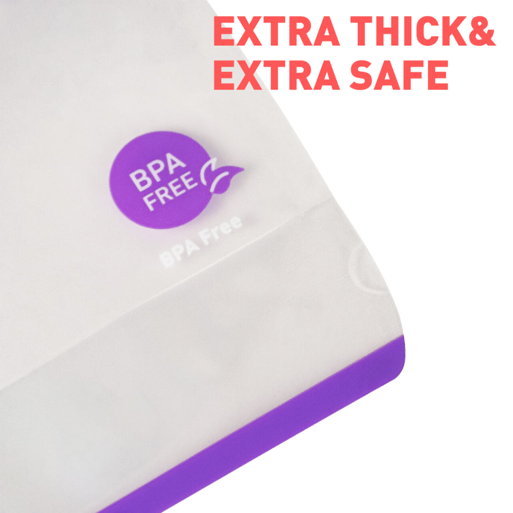 Cuddly Premium Extra Thick Breastmilk Storage Bag with Spout 200mL (30 Bags per Pack)