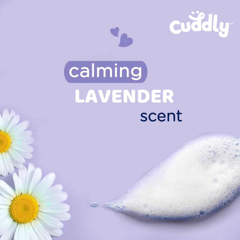 Cuddly Baby Wash Hair & Body Wash 500ml Lavender Scent