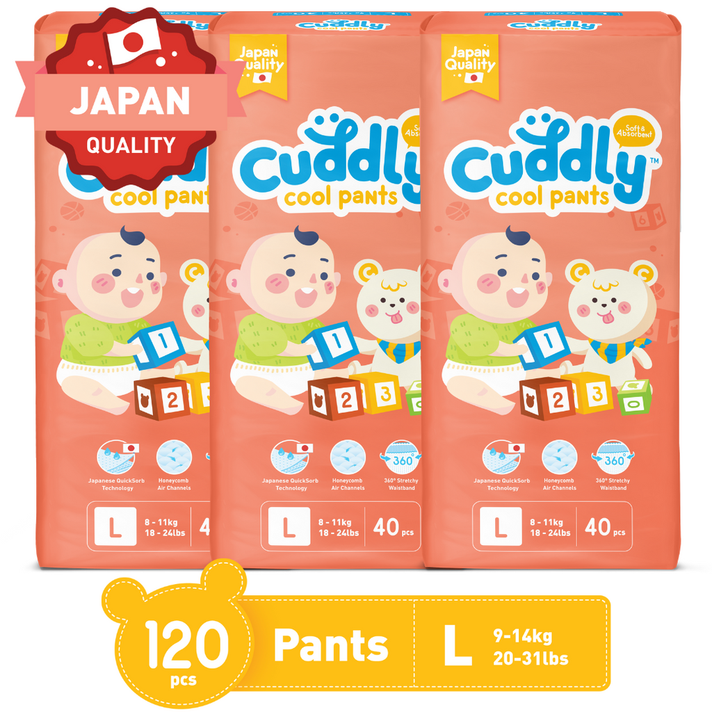 Cuddly Japanese Cool Pants Diaper Large 120s