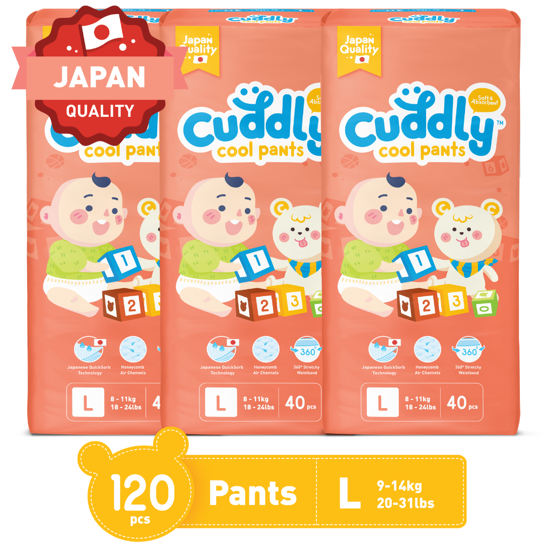 Cuddly Japanese Cool Pants Diaper Large 120s