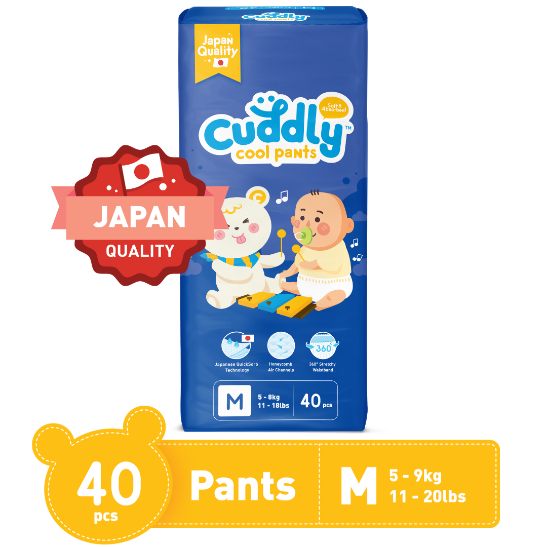 Cuddly Japanese Cool Pants Diaper Medium 40s
