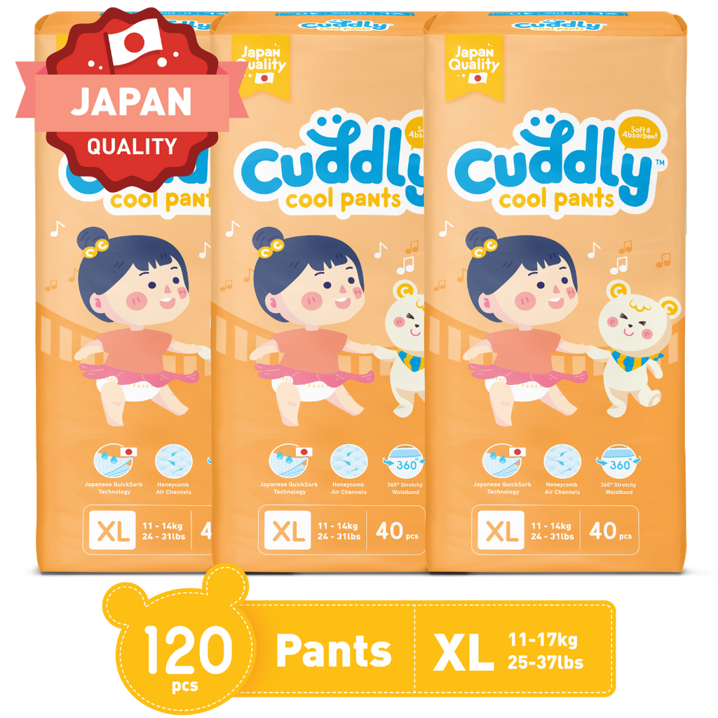 Cuddly Japanese Cool Pants Diaper XL 120s