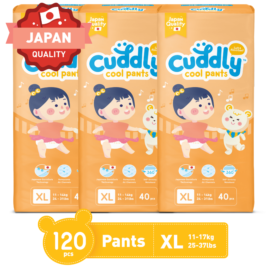 Cuddly Japanese Cool Pants Diaper XL 120s