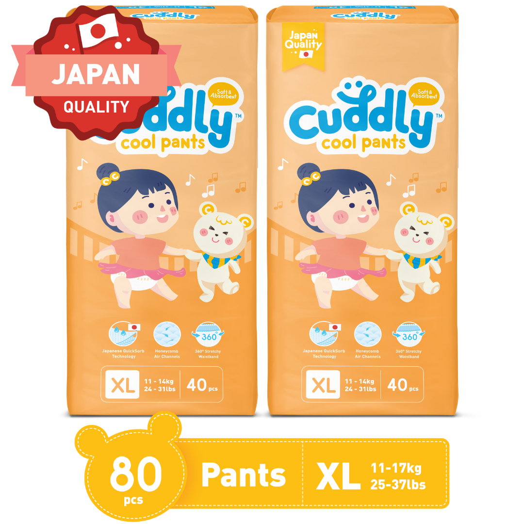 Cuddly Japanese Cool Pants Diaper XL 80s