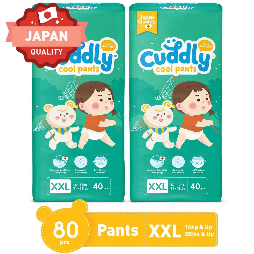 Cuddly Japanese Cool Pants Diaper XXL 80s