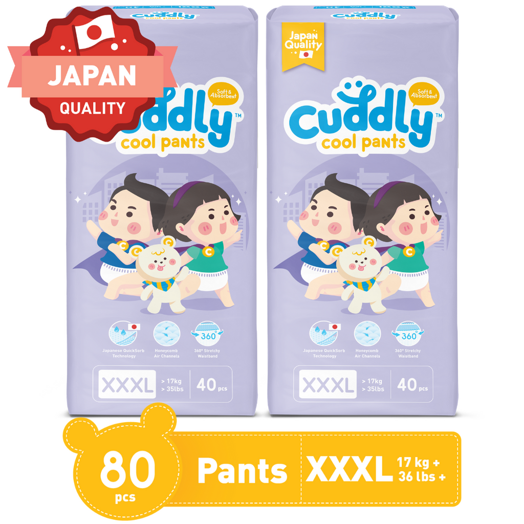 Cuddly Japanese Cool Pants Diaper XXXL 80s