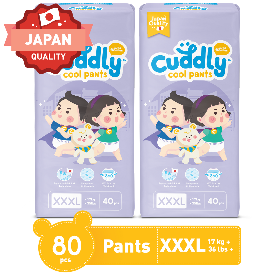 Cuddly Japanese Cool Pants Diaper XXXL 80s